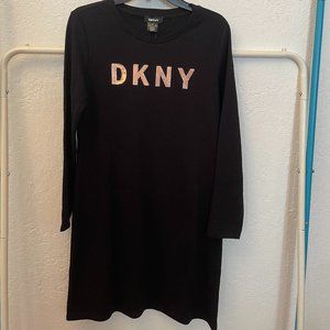 DKNY Flip-sequin logo T-ShirtDress
